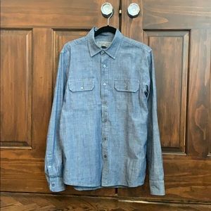 michael kors mens denim shirt